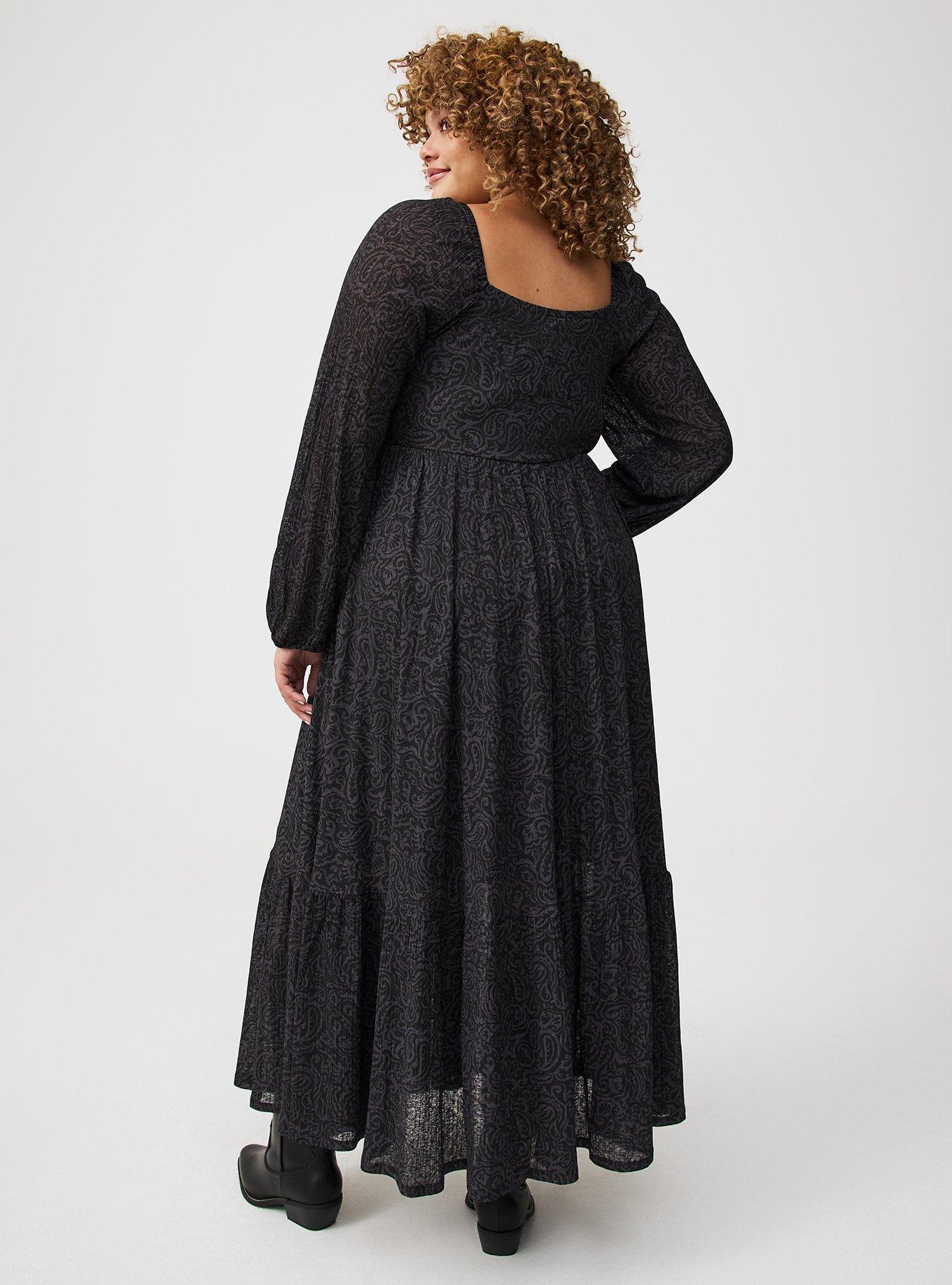 Smocked Bodice Maxi Dress