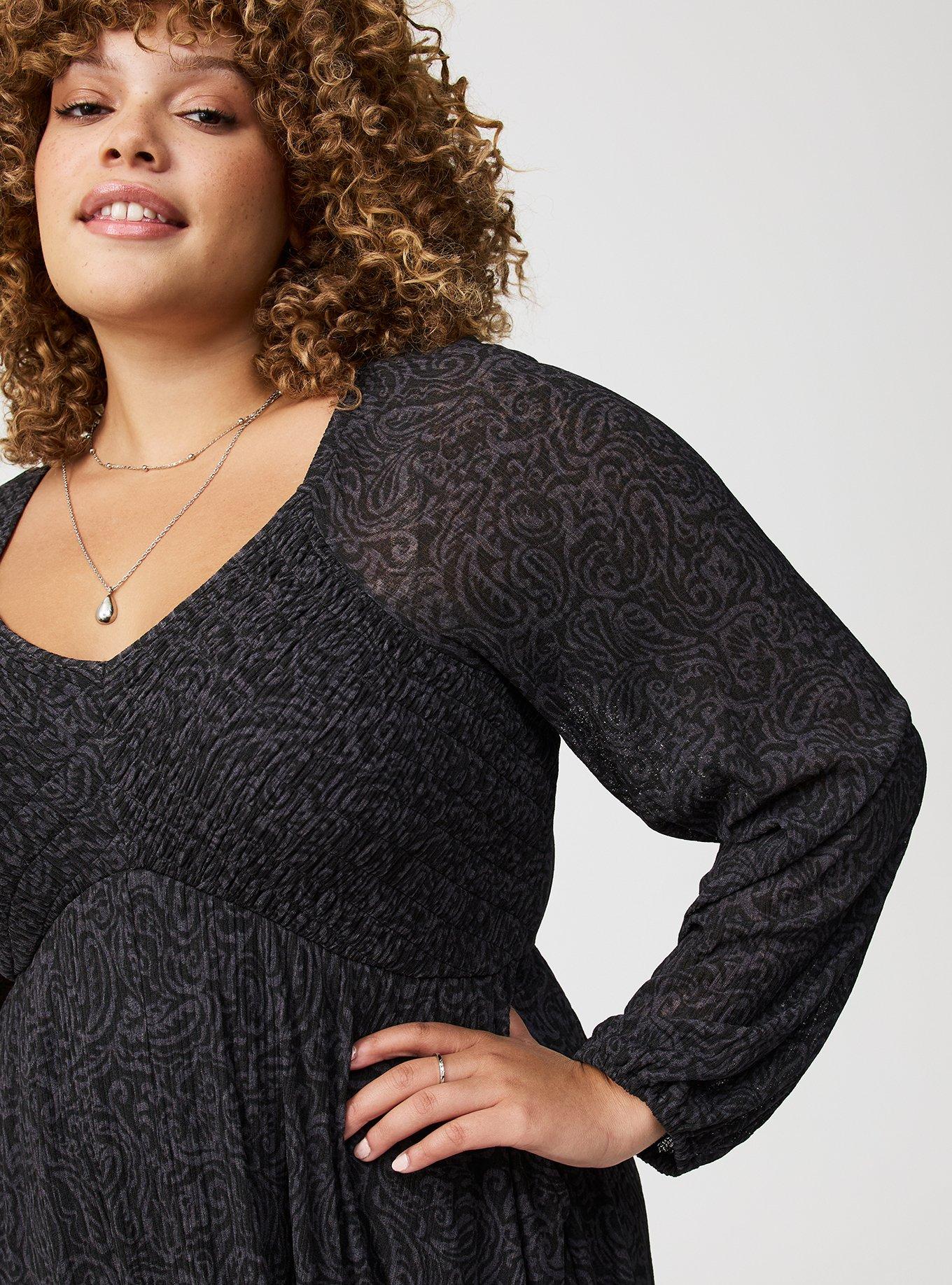 Smocked Bodice Maxi Dress