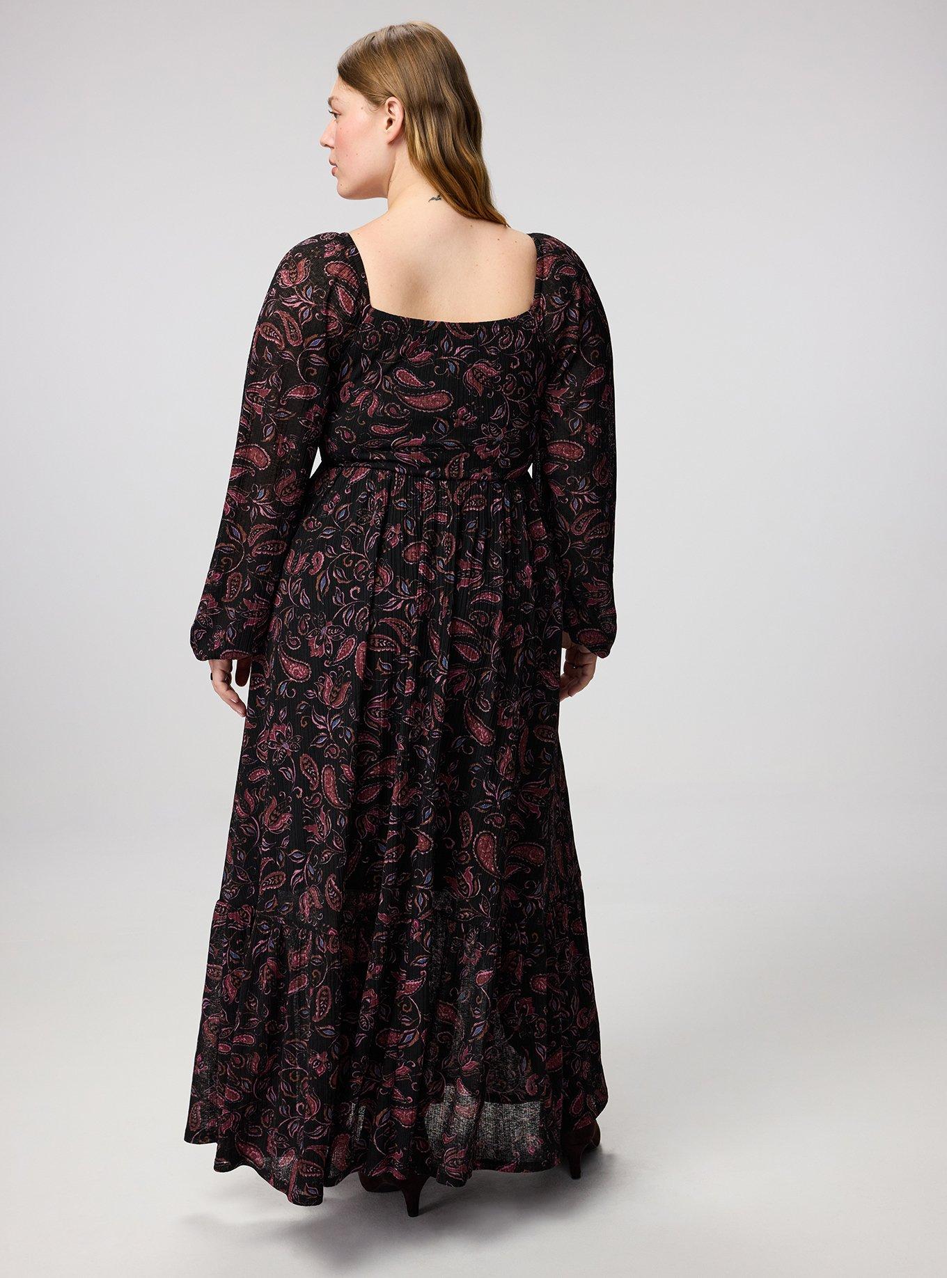 Smocked Bodice Maxi Dress, YAYA PAISLEY MULTI, alternate