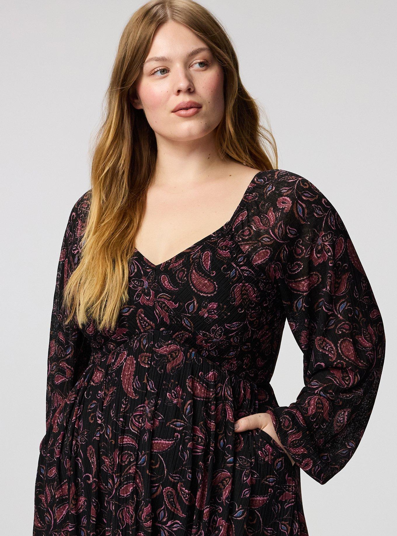 Smocked Bodice Maxi Dress, YAYA PAISLEY MULTI, alternate