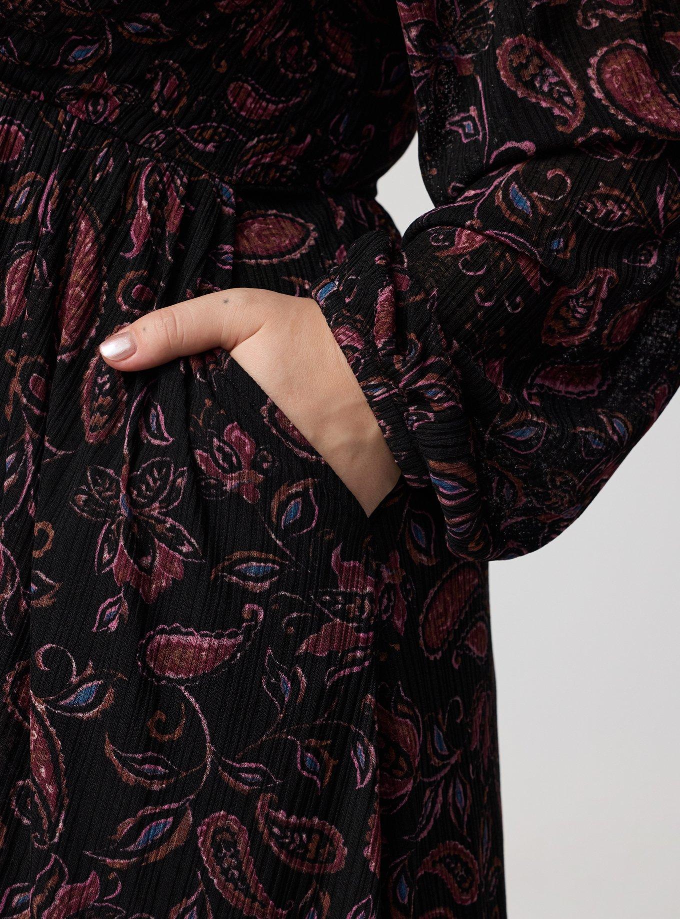 Smocked Bodice Maxi Dress, YAYA PAISLEY MULTI, alternate