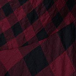 Plaid Maxi Dress, CANDANCE  BUFFALO CHECK BURGUNDY, swatch
