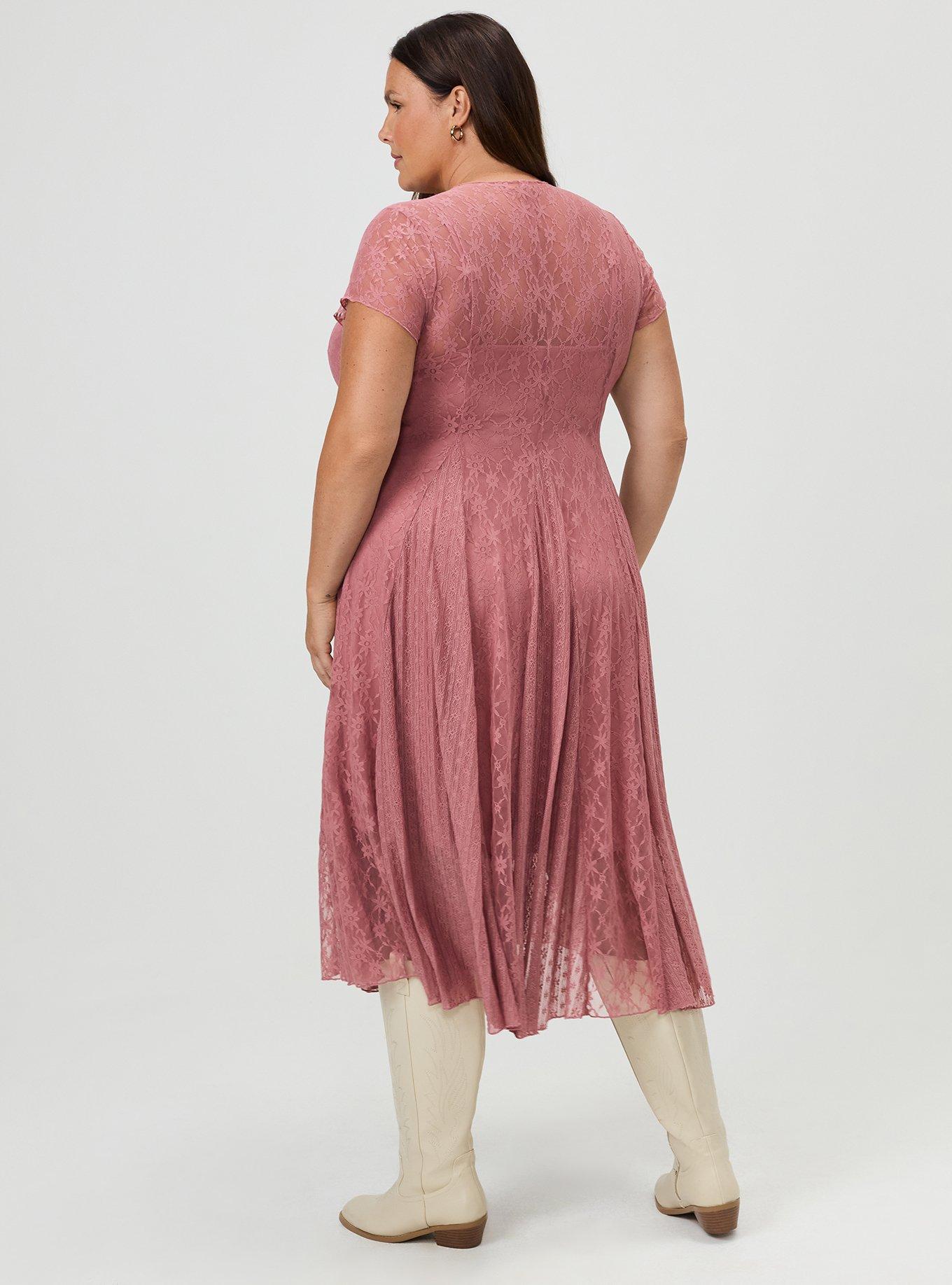 Mix Lace Maxi Dress, MESA ROSE, alternate