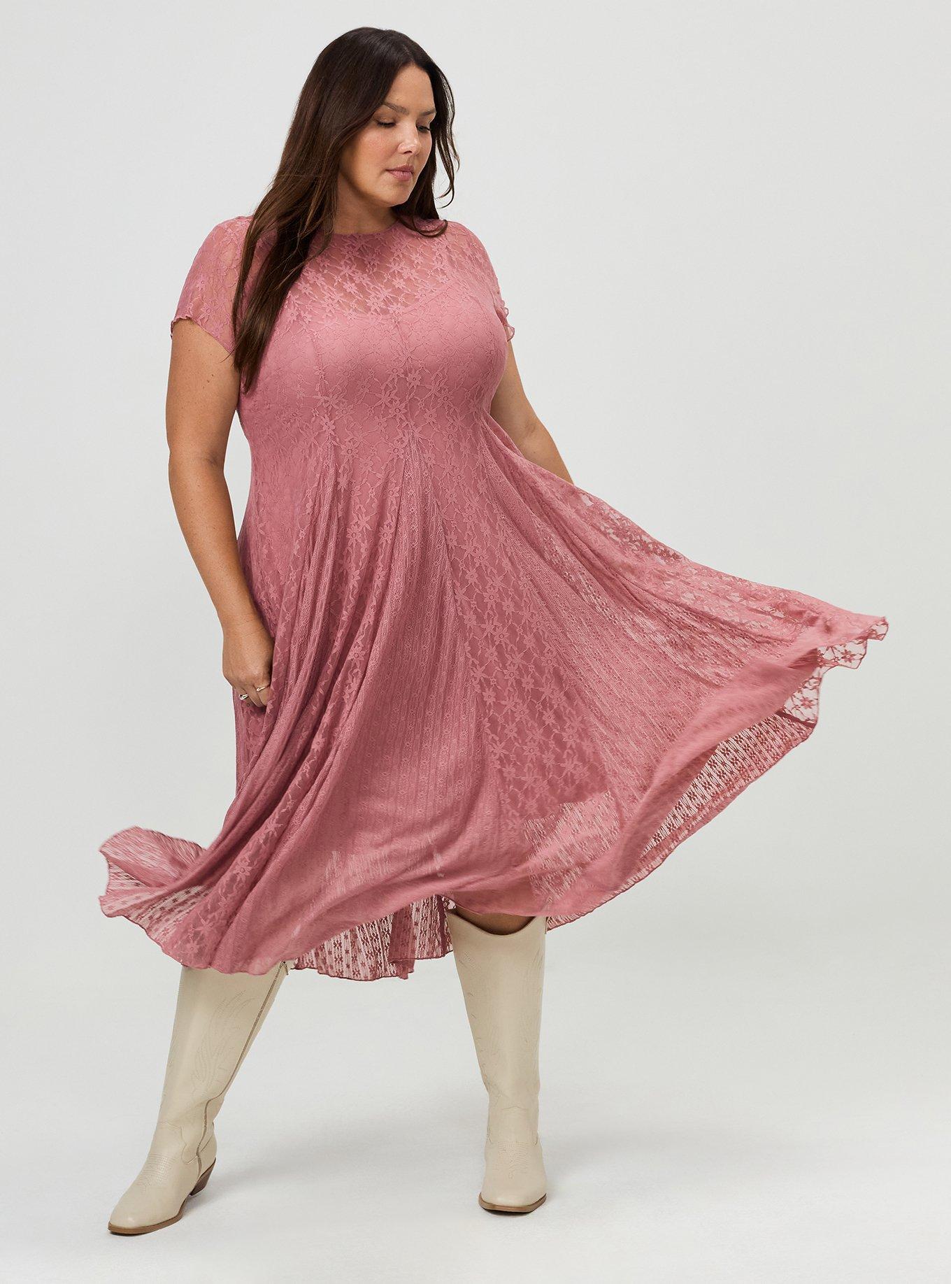 Mix Lace Maxi Dress, MESA ROSE, alternate