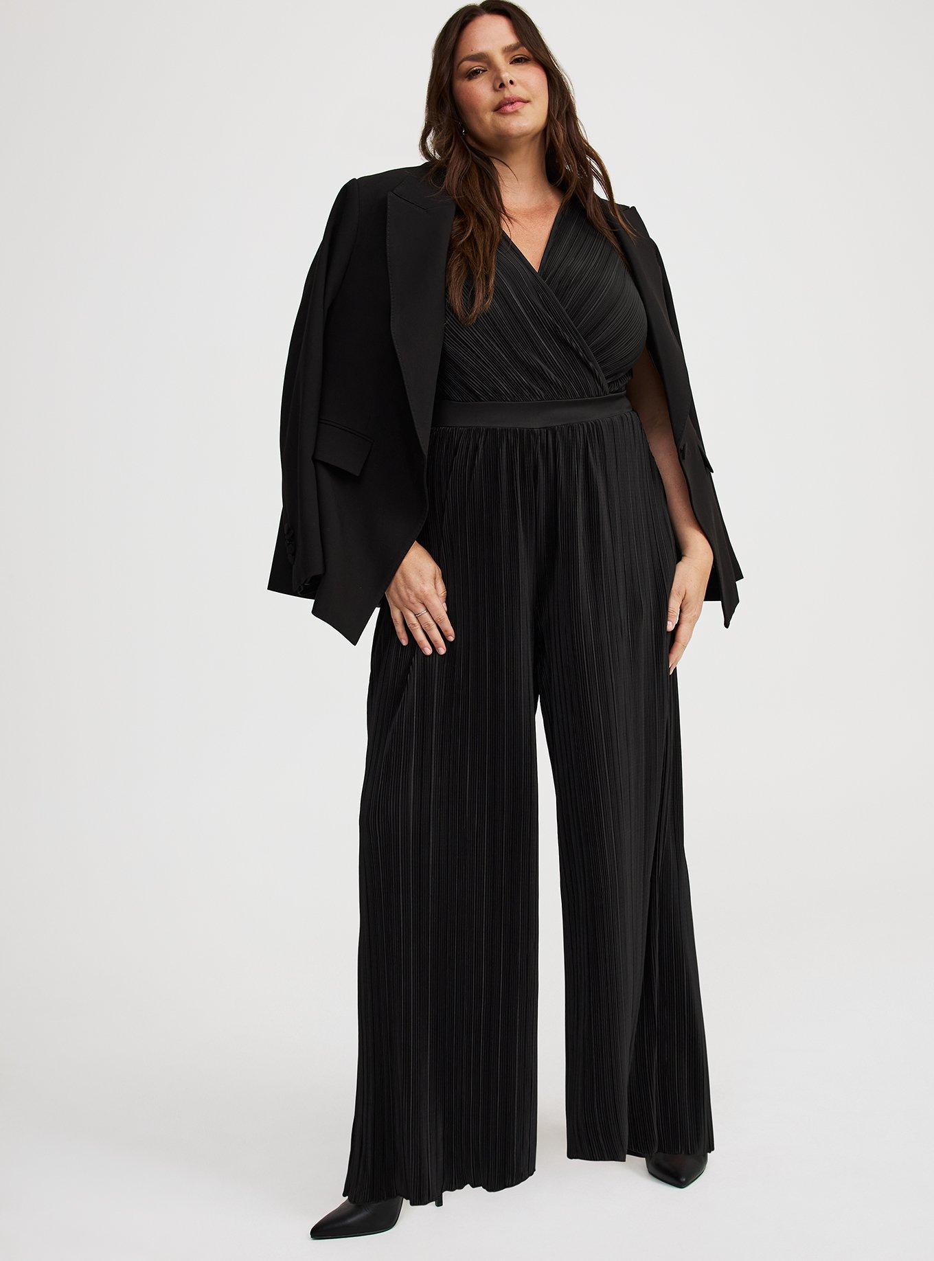 Plus Size - Surplice Tie Back Jumpsuit - Torrid