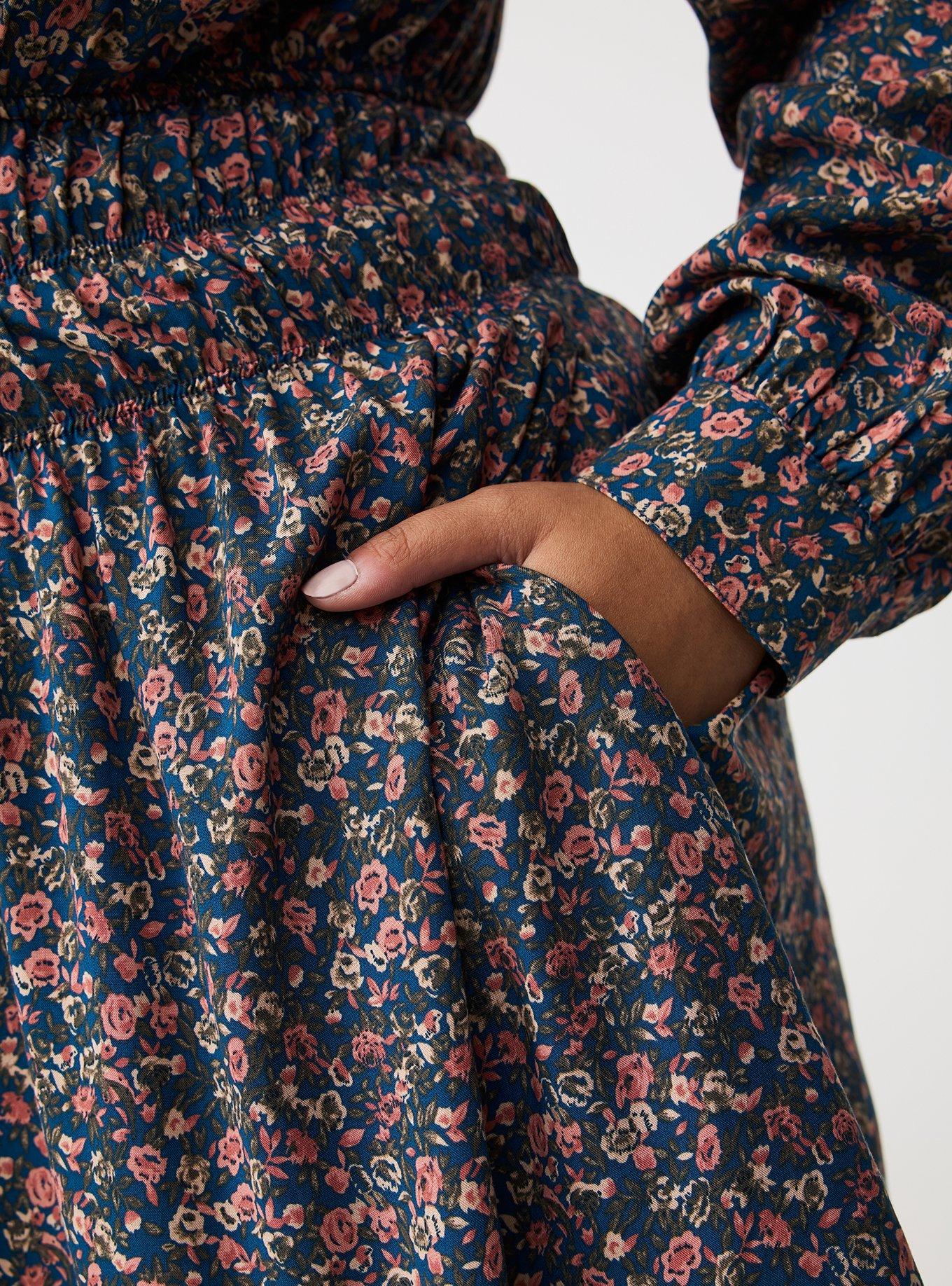 Smocked Ruched Mini Dress