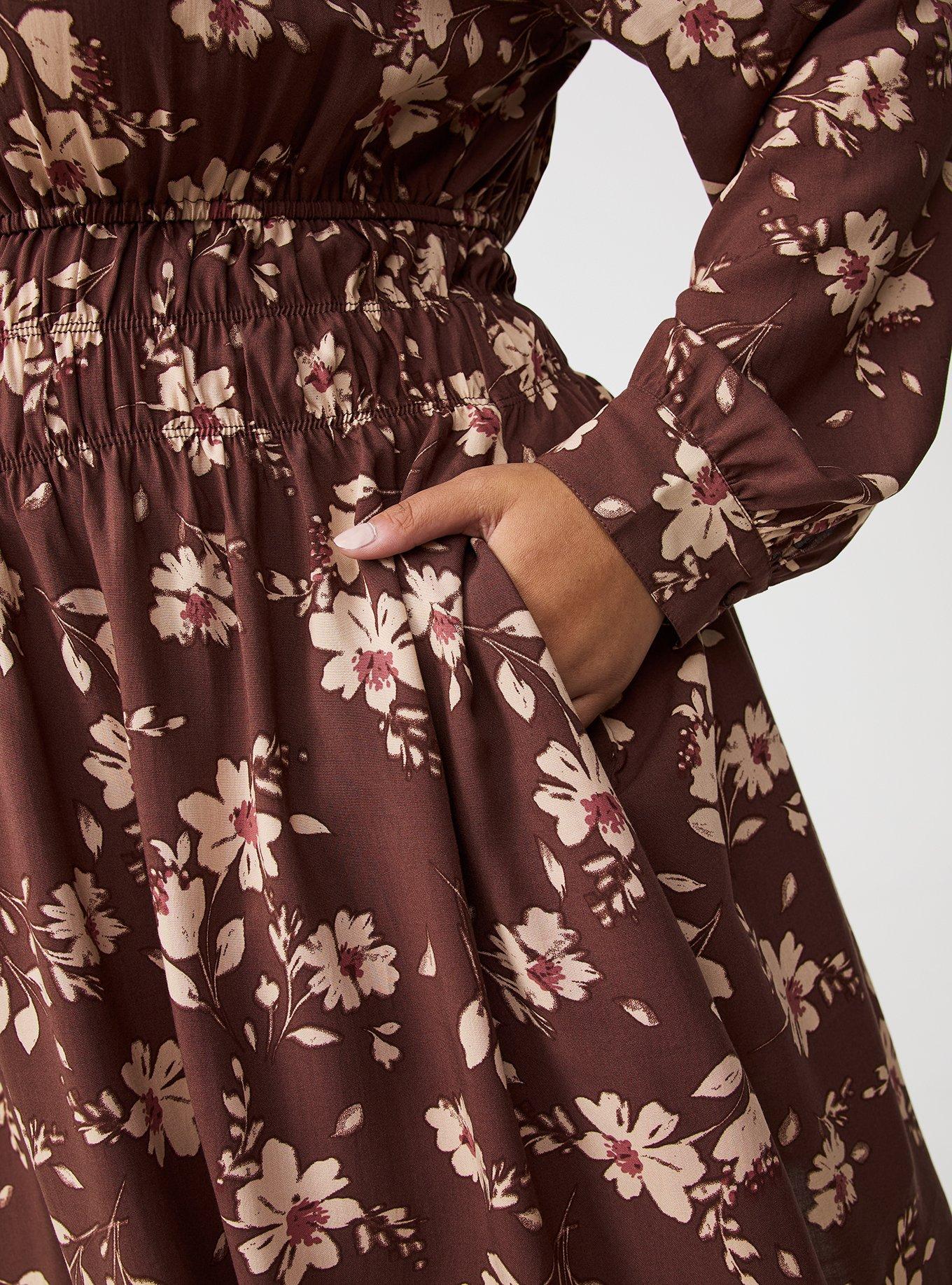 Smocked Ruched Mini Dress