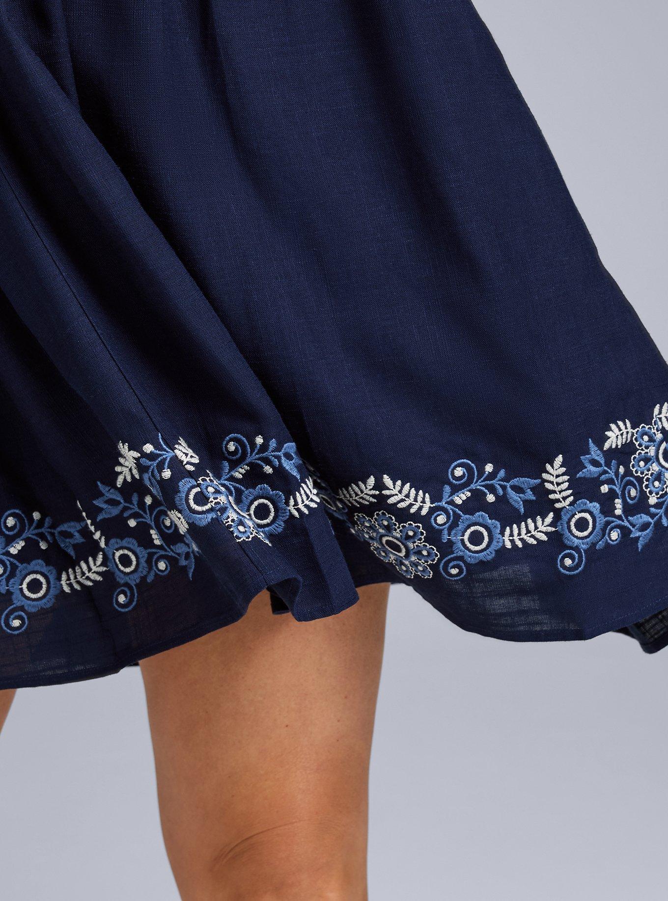 Belle Isle Flutter Trapeze Mini Dress