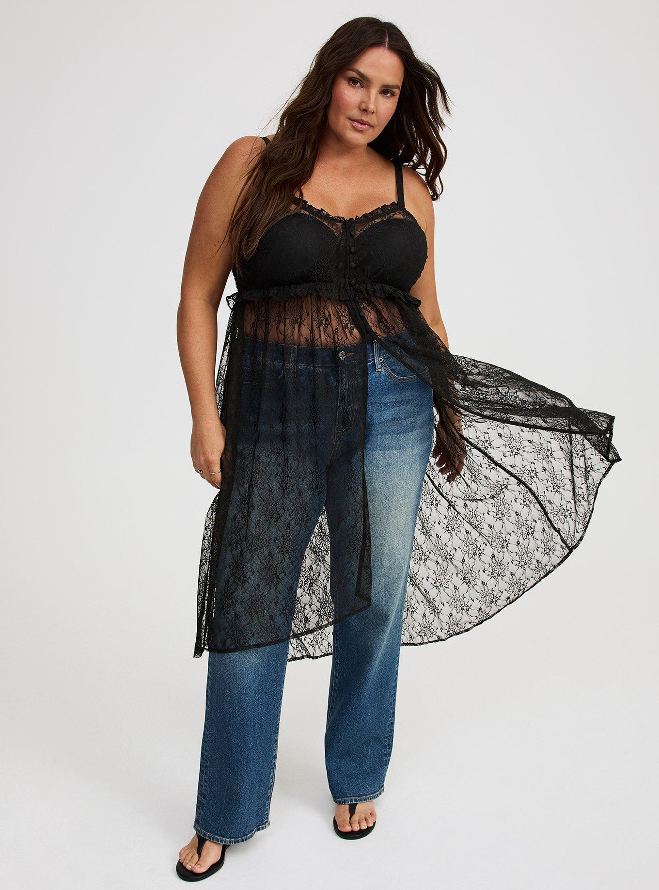 Lace Tunic Top