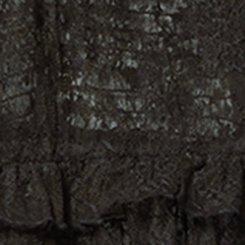 Plus Size Lace Tunic Top, DEEP BLACK, swatch