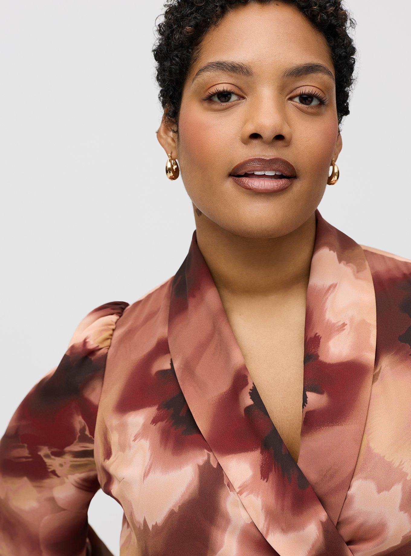 Studio Asymmetrical Wrap Dress