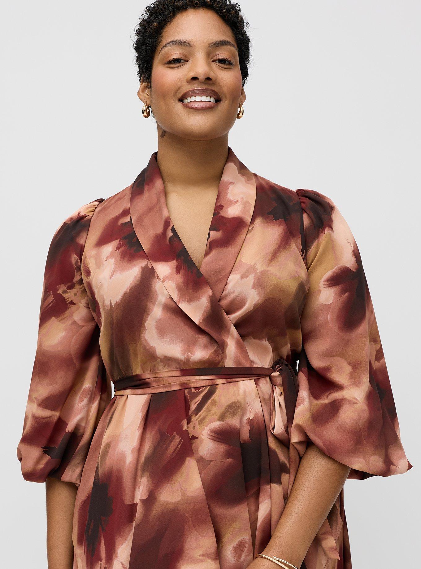 Studio Asymmetrical Wrap Dress