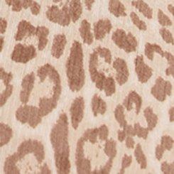 Plus Size Ruffle Tie-Front Blouse, WATERMARK LEOPARD GINGER ROOT, swatch