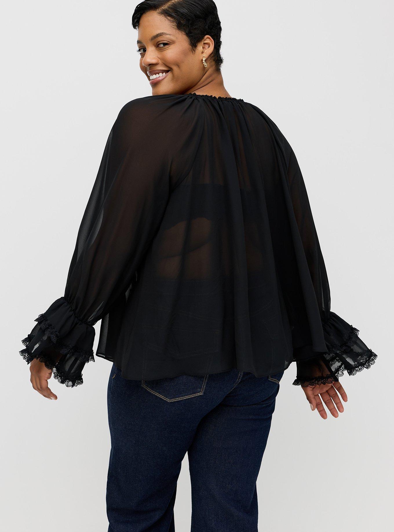 Studio Romantic Ruffle Blouse