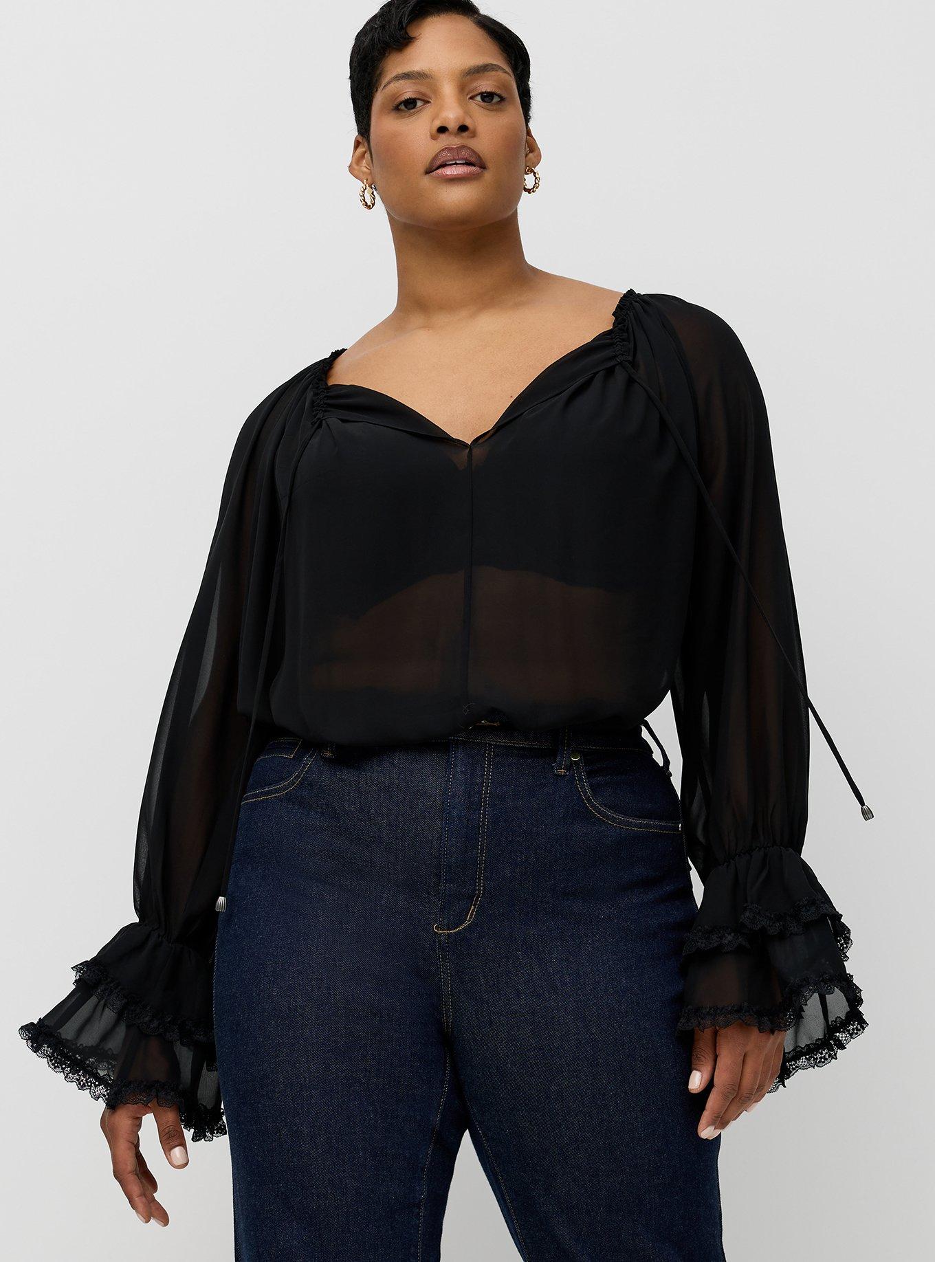 Studio Romantic Ruffle Blouse