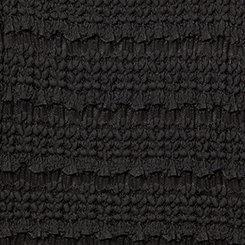 Plus Size Off-Shoulder Lace Top, DEEP BLACK, swatch