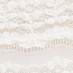 Plus Size Off-Shoulder Lace Top, WHISPER WHITE, swatch