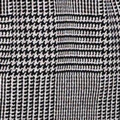 Plus Size Harper Crepe de Chine Blouson Blouse, TEXTURED GLEN PLAID HEATHER GREY, swatch