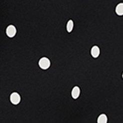 Plus Size Georgette Button-Down Blouse, CHIC DOT DEEP BLACK WHISPER WHITE, swatch