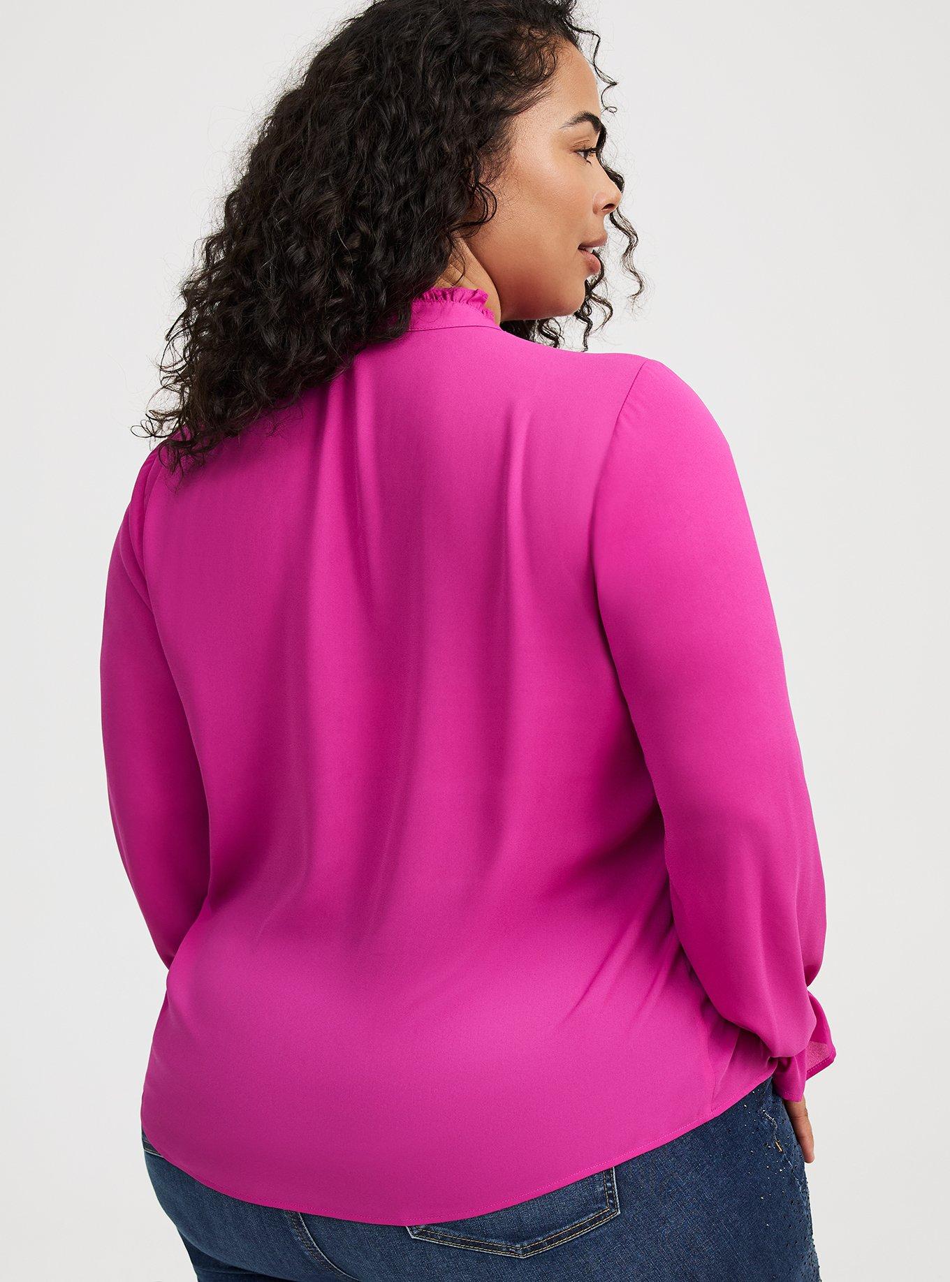 Georgette Button-Down Blouse