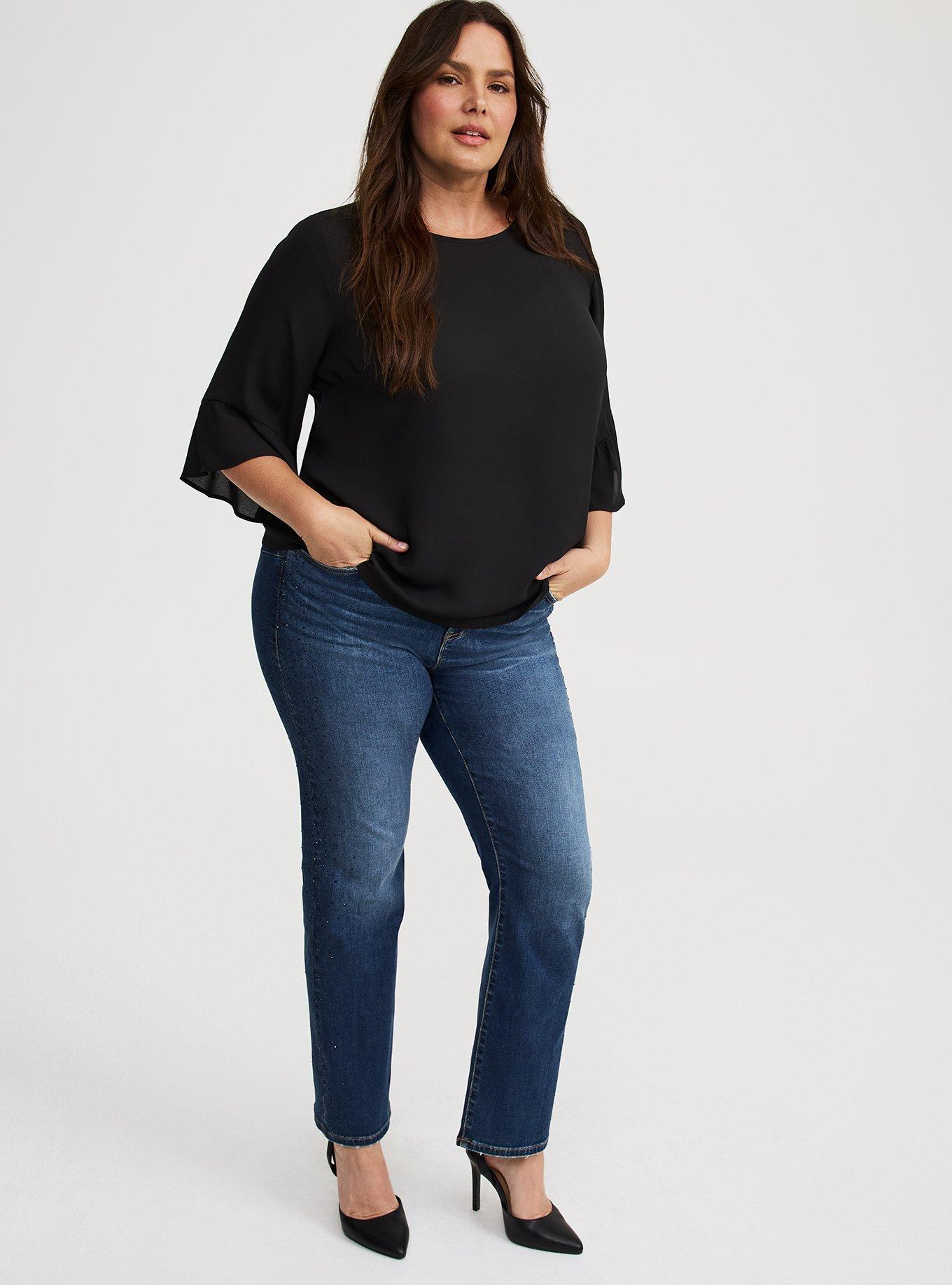 Abbey Georgette Ruffle Top