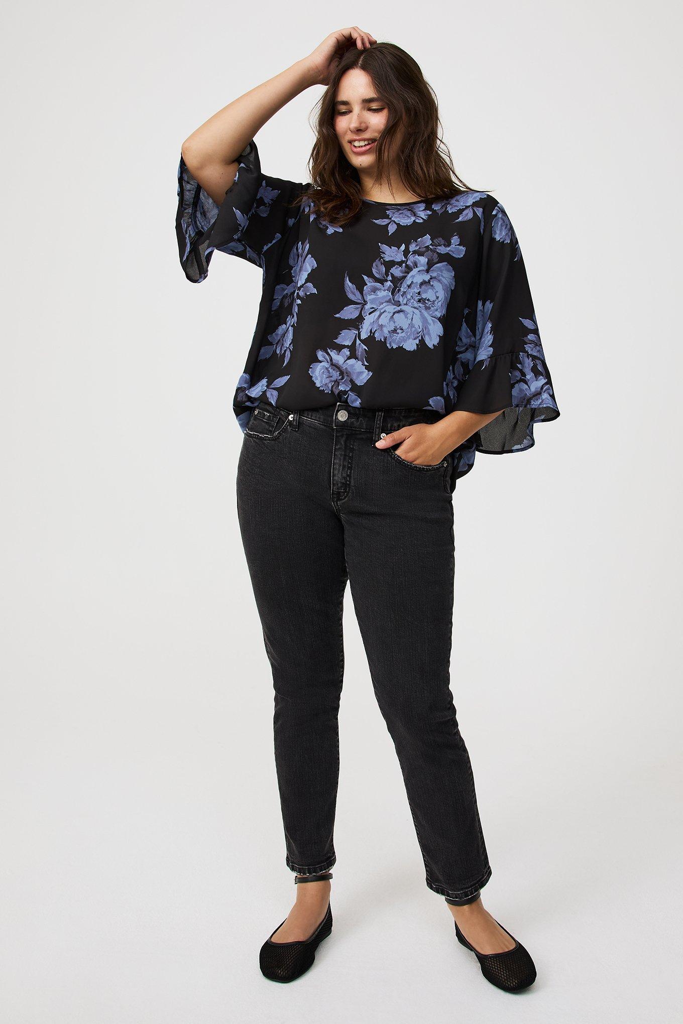 Abbey Georgette Ruffle Top