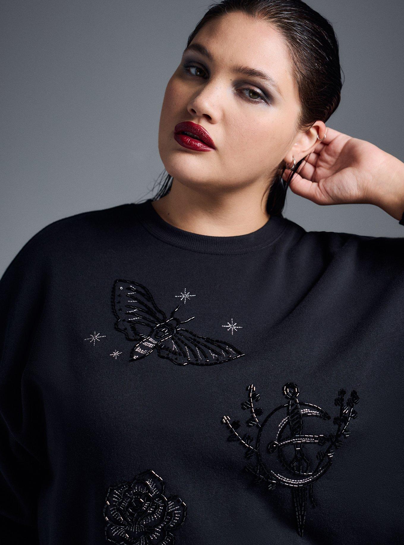 Nightfall Relaxed Cozy Fleece Sweatshirt