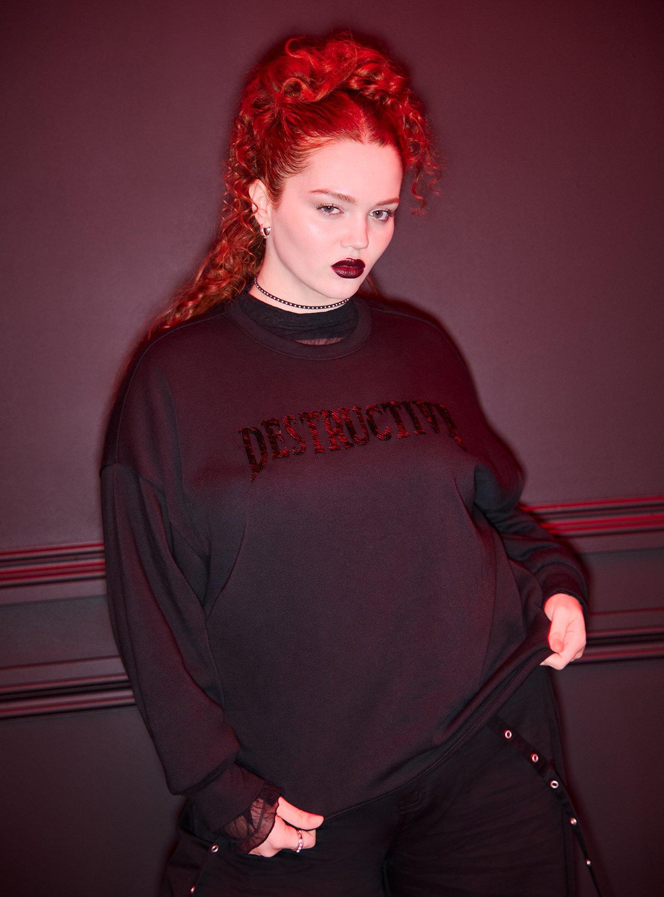 Nightfall Relaxed Cozy Fleece Sweatshirt