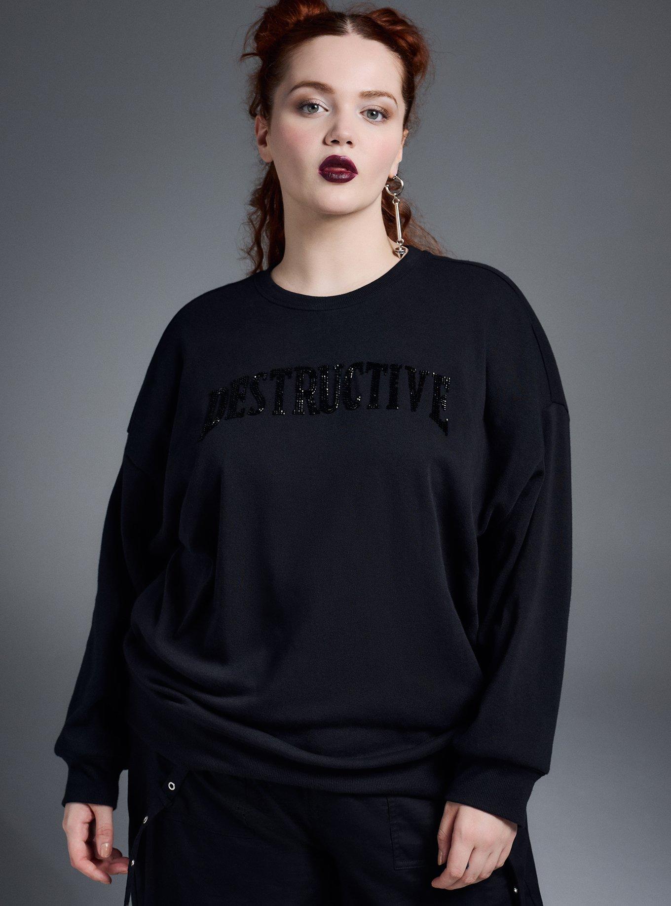 Nightfall Relaxed Cozy Fleece Sweatshirt