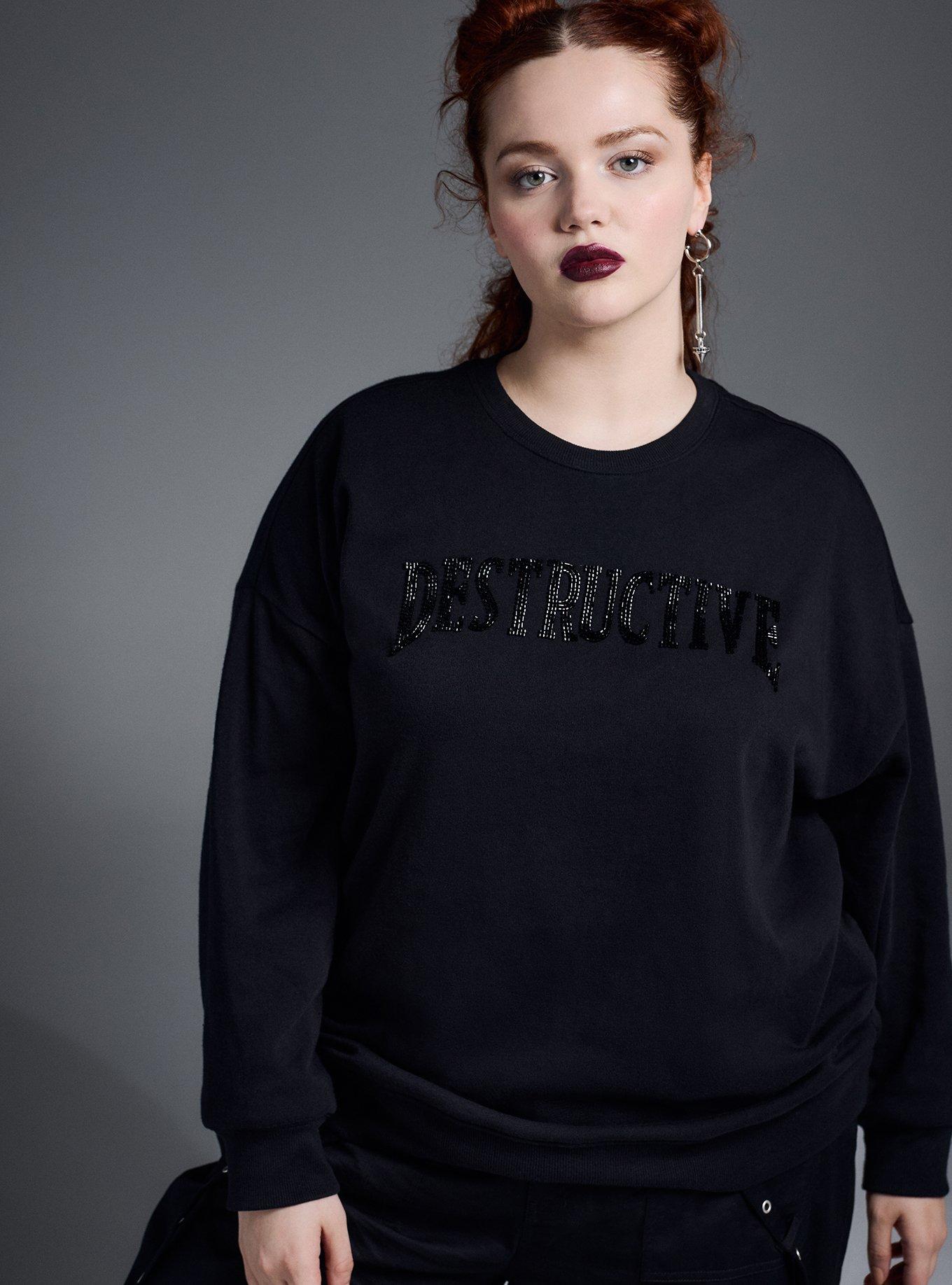 Nightfall Relaxed Cozy Fleece Sweatshirt