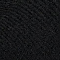 Luxe Cozy Collared Pullover Sweater, DEEP BLACK, swatch