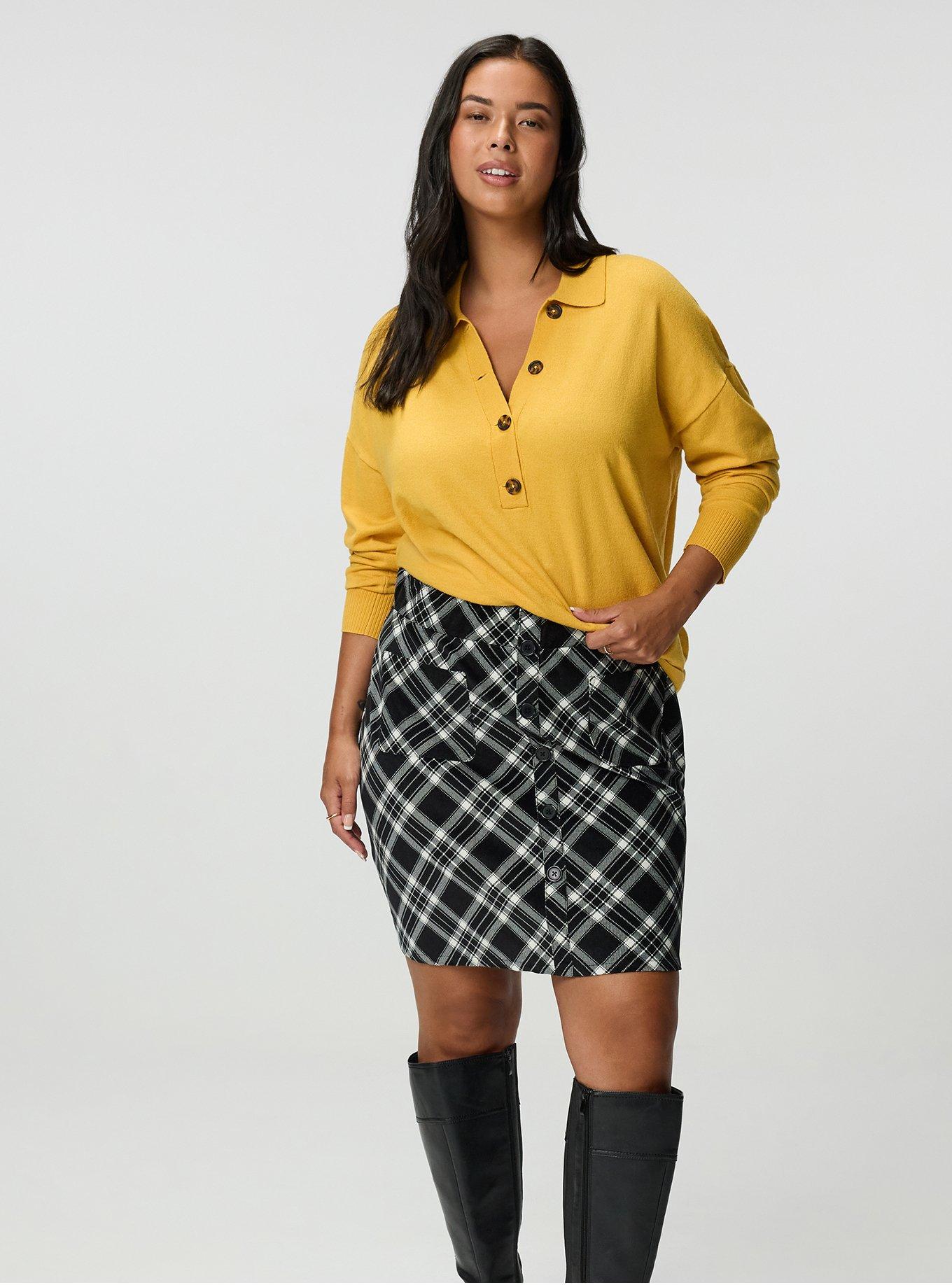 Luxe Cozy Collared Pullover Sweater, HONEY GOLD, alternate