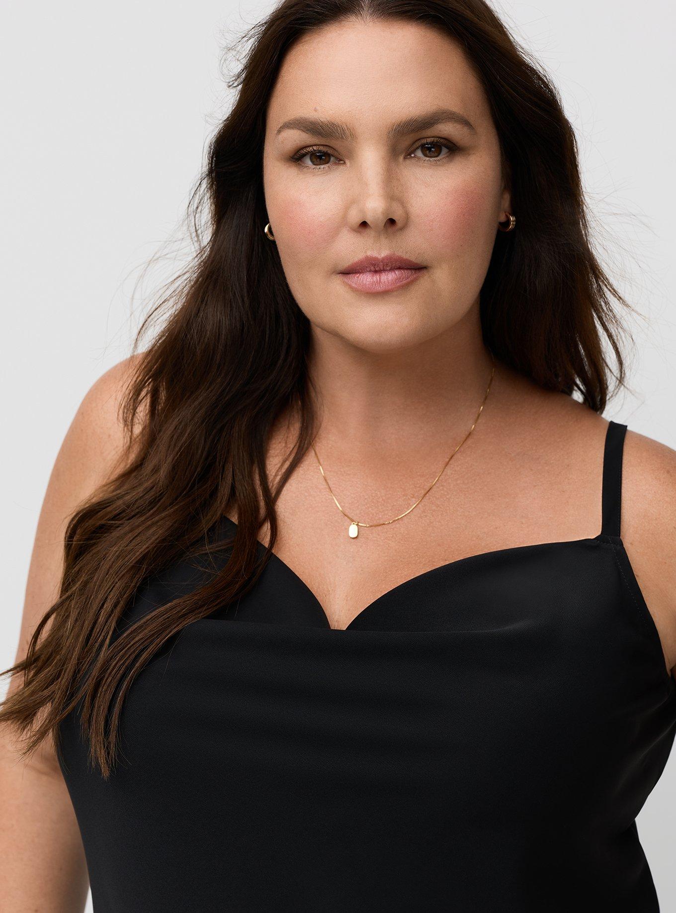 Studio Crepe de Chine Cowl Neck Cami