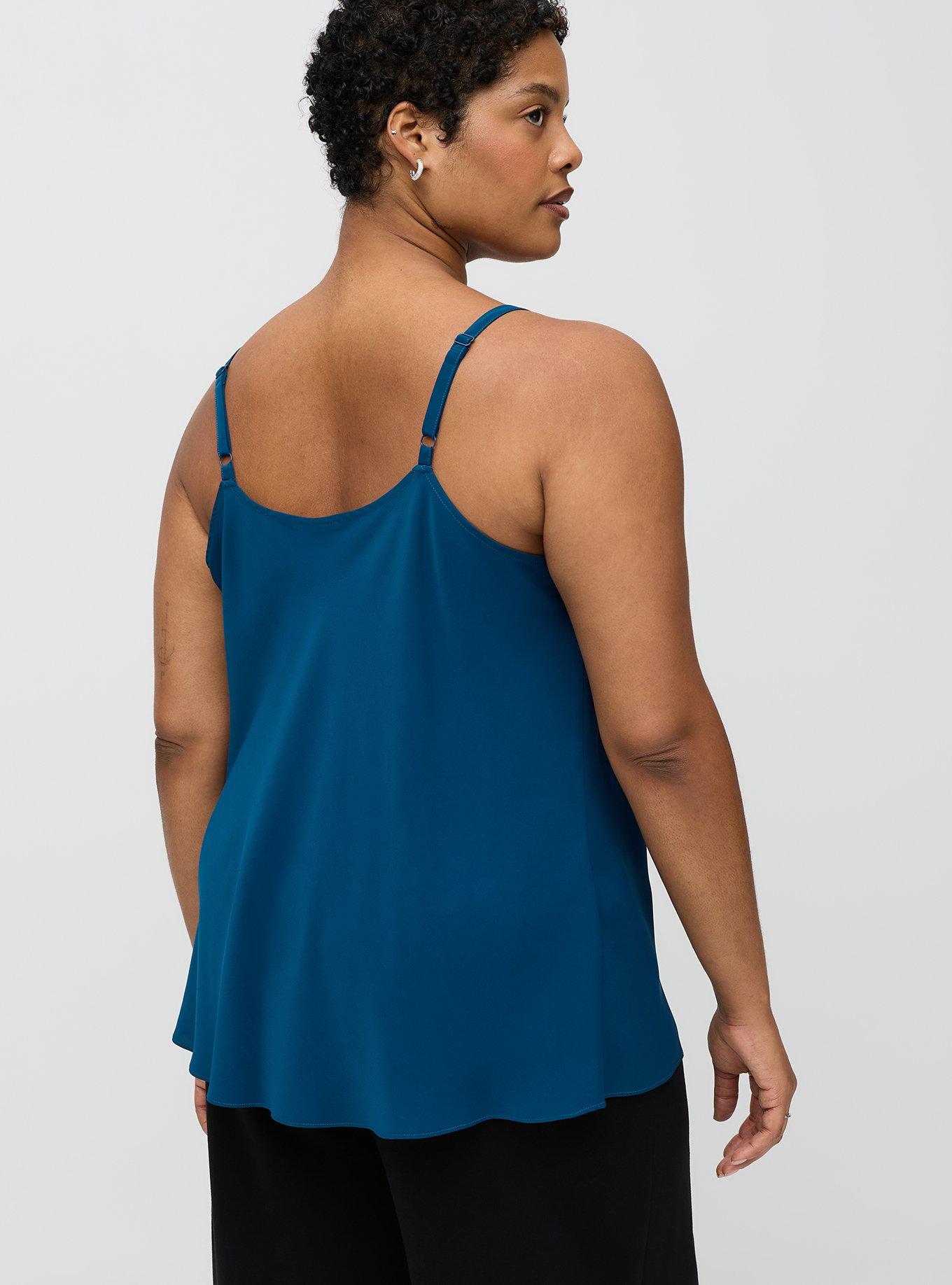 Studio Crepe de Chine Cowl Neck Cami