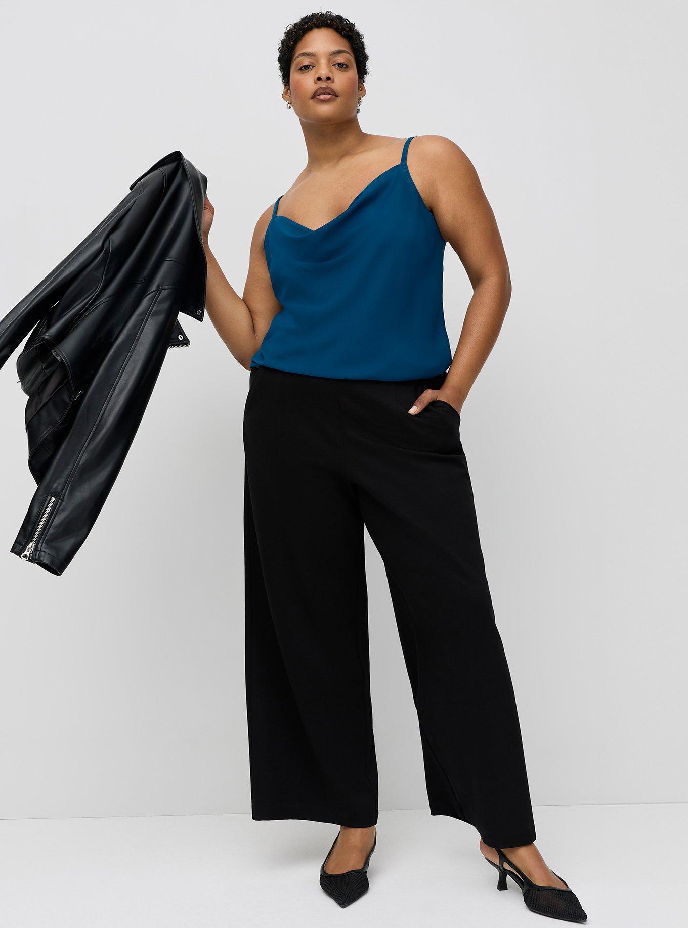 Studio Crepe de Chine Cowl Neck Cami