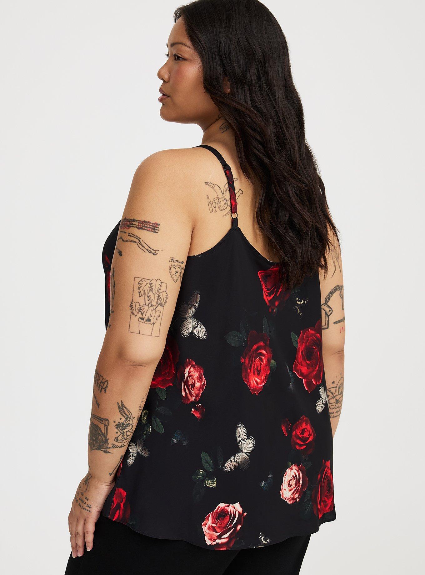 Crepe de Chine Cowl Neck Cami