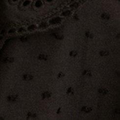 Festi Embroidered Ruffle Top, DEEP BLACK, swatch