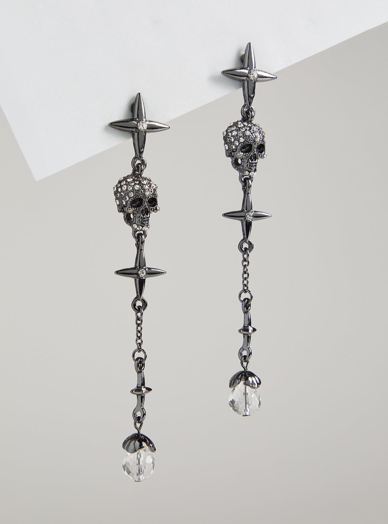 Skull Linear Earring