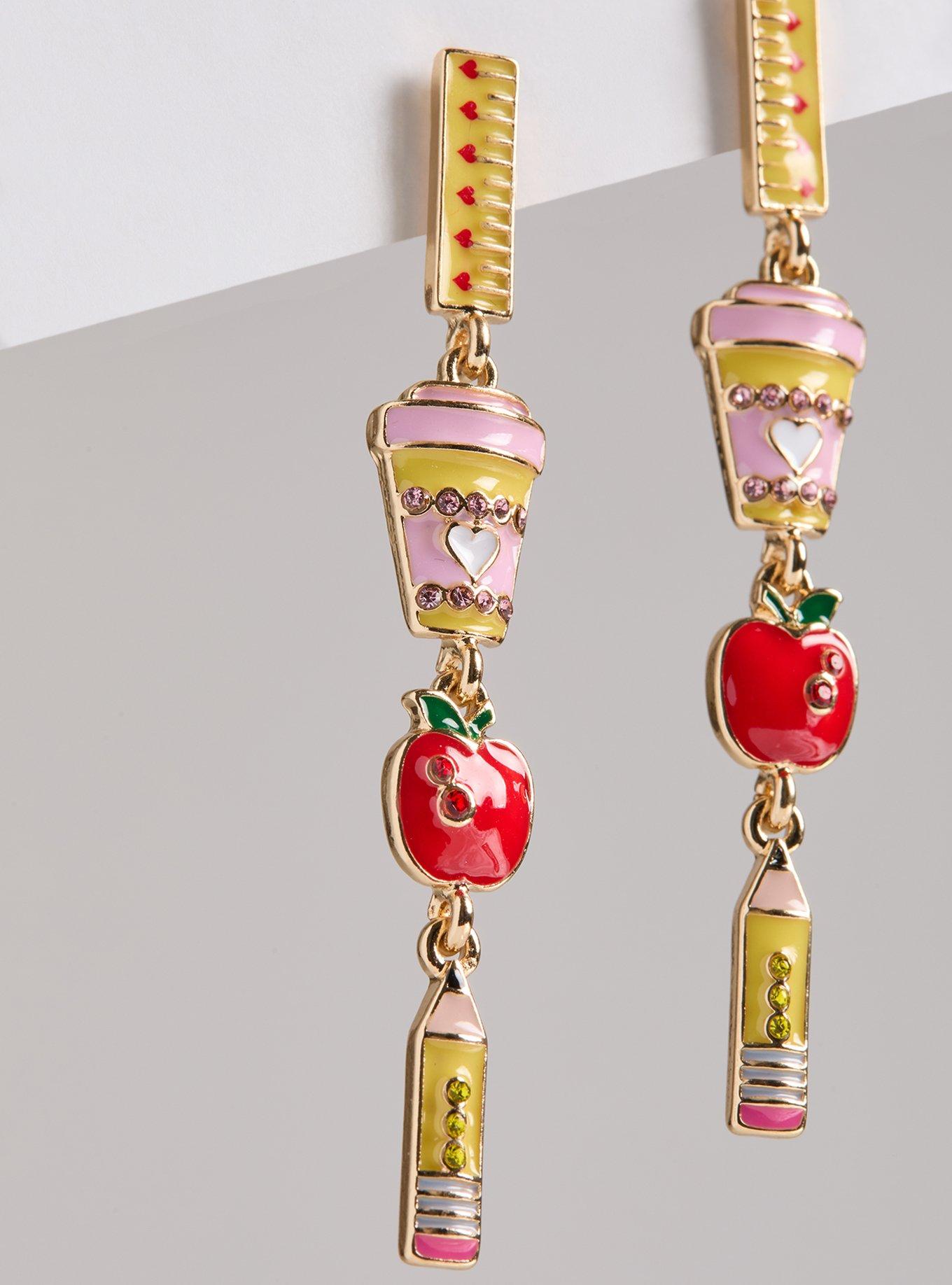 Back to School Linear Earring