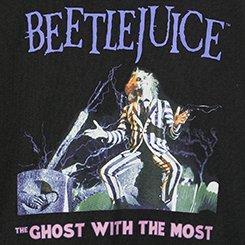 Beetlejuice Relaxed Fleece Sweatshirt, BEETLEJUICE DEEP BLACK, swatch