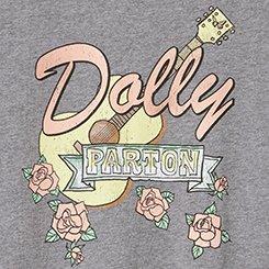 Dolly Parton Classic Cotton Jersey Tee, DOLLY PARTON HEATHER GRAY, swatch