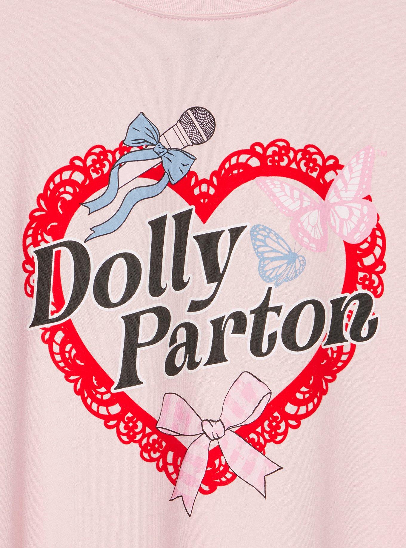 Dolly Parton Classic Cotton Jersey Tee, DOLLY PARTON MICROPHONE CORAL BLUSH, alternate
