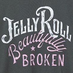 Jelly Roll Relaxed Cotton Jersey Tee, JELLY ROLL VINTAGE BLACK, swatch
