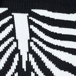 Plus Size Drop Shoulder Crew Neck Pullover, SPIDER RIBS DEEP BLACK, swatch