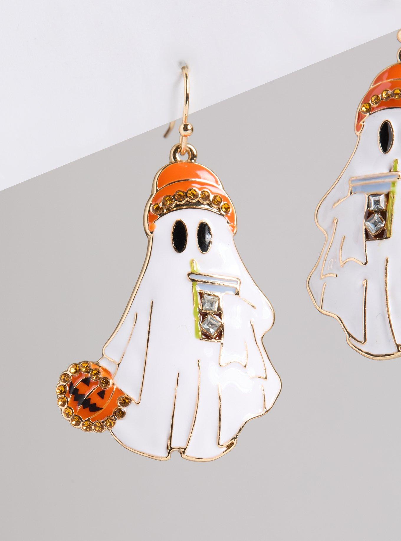 Hipster Ghost Statement Earring