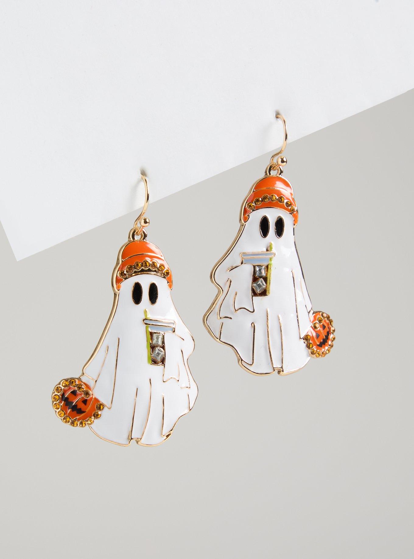 Hipster Ghost Statement Earring