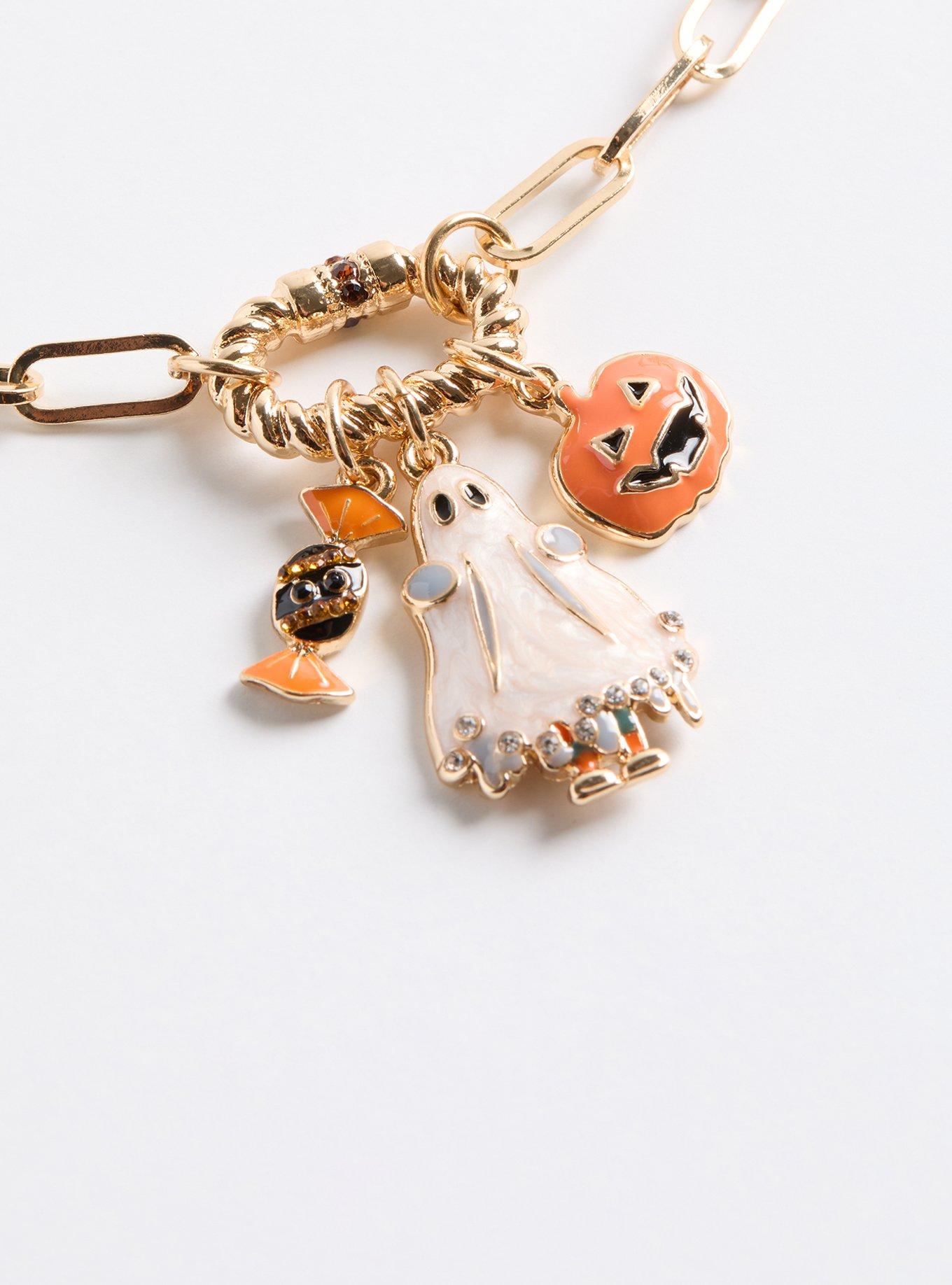 Halloween Link Charm Necklace