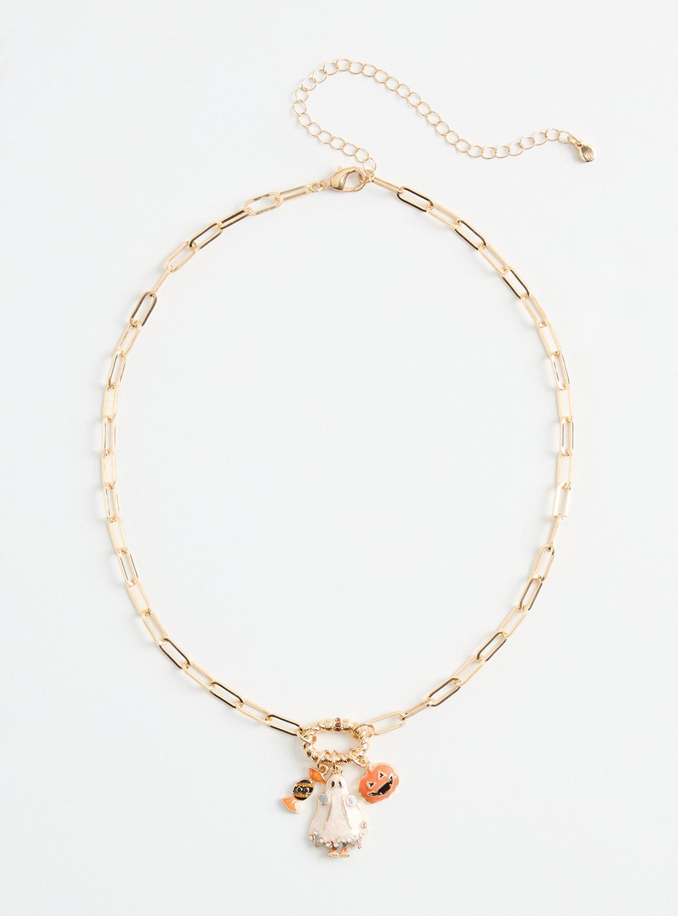Halloween Link Charm Necklace