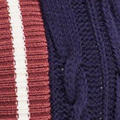 Plus Size Button-Front Boyfriend Cardigan, PEACOAT, swatch