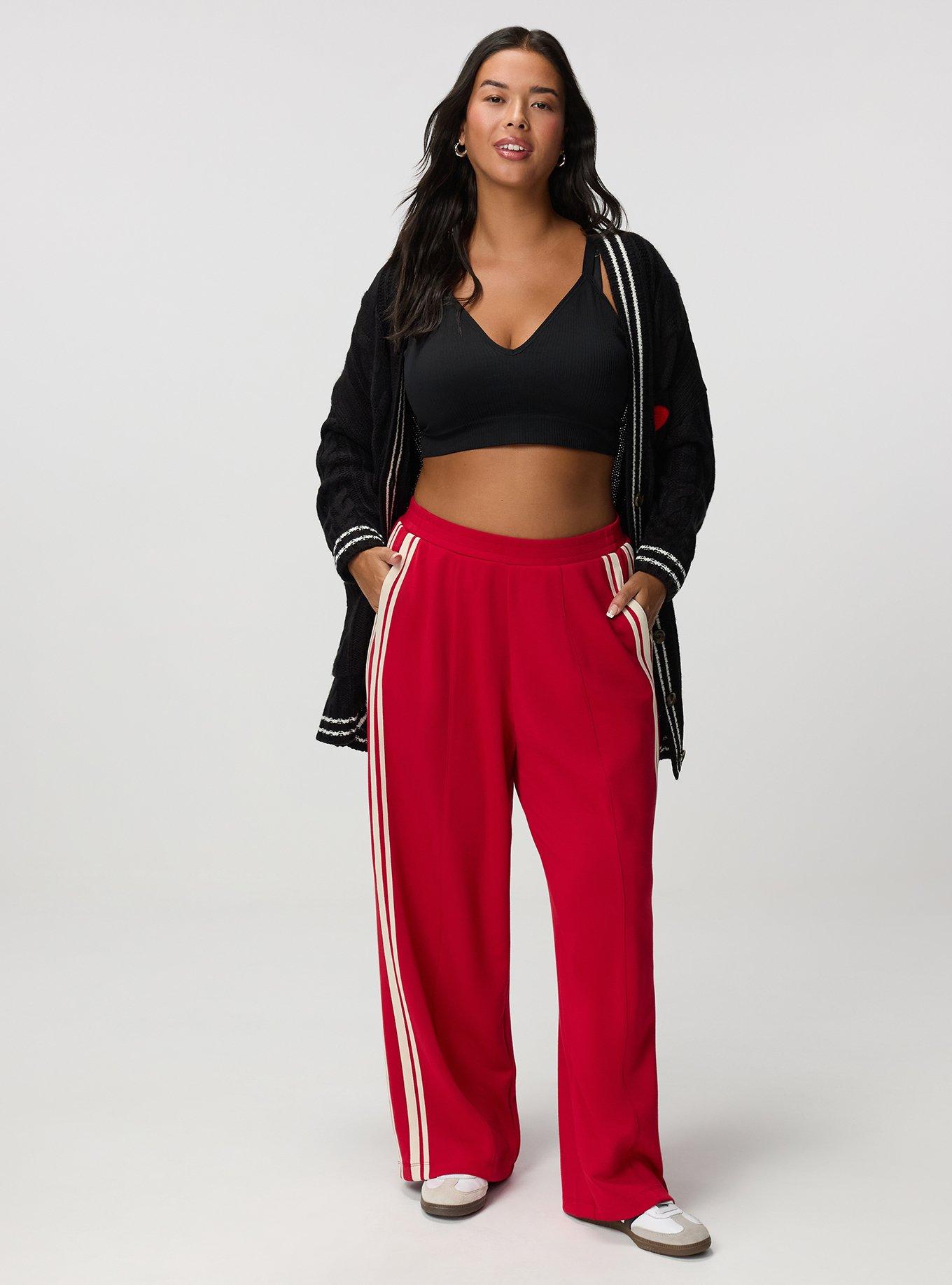 Button-Front Boyfriend Cardigan, AMOR HEARTS DEEP BLACK, alternate